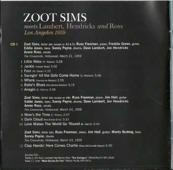 2CD Zoot Sims: Los Angeles 1959