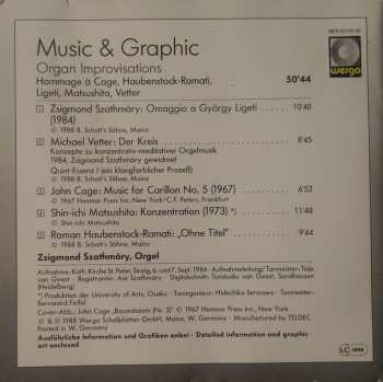 CD Zsigmond Szathmáry: Music & Graphic / Organ Improvisations