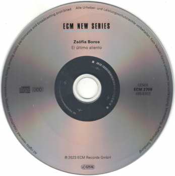 CD Zsófia Boros: El Último Aliento