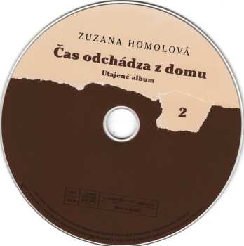 2CD Zuzana Homolová: Čas Odchádza Z Domu DIGI
