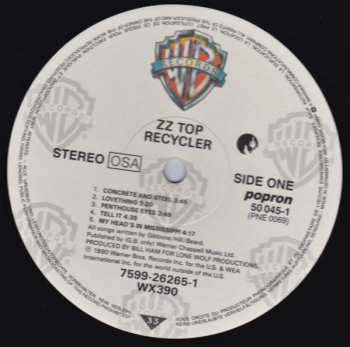 LP ZZ Top: Recycler