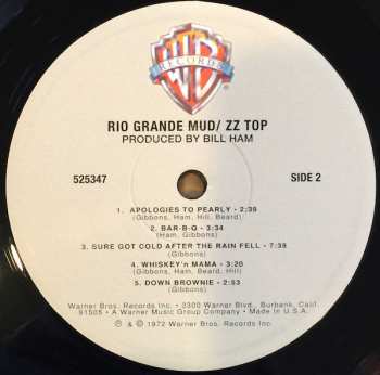 LP ZZ Top: Rio Grande Mud